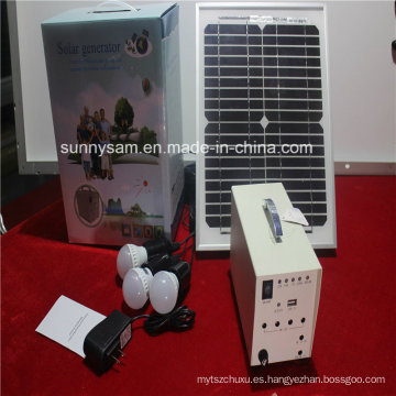 Sistema de energía solar de 100W para el hogar